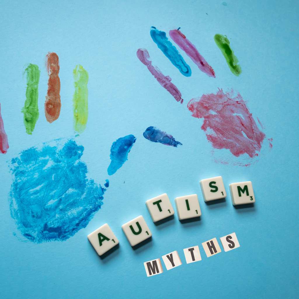 Infographic debunking common autism myths