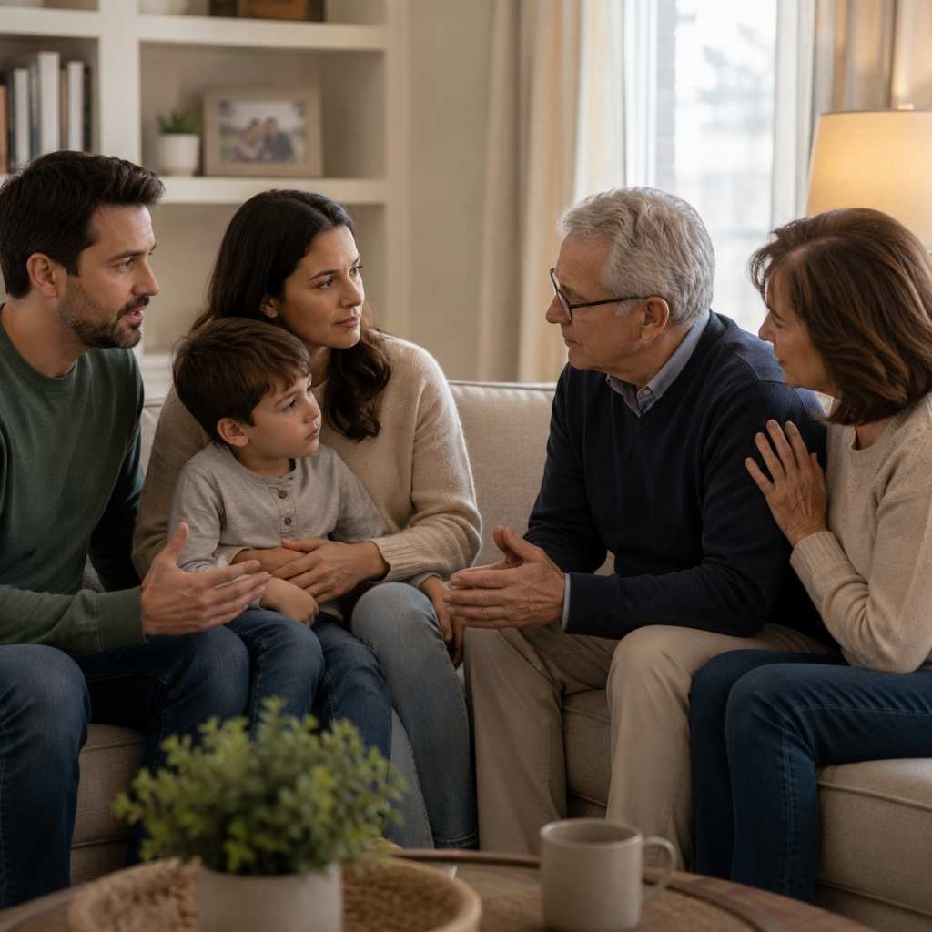 sharing an autism diagnosis with family members and autism support for families in New Jersey